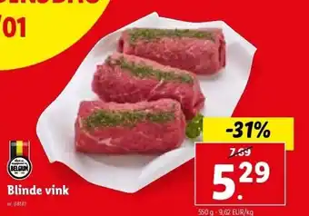Lidl Blinde vink aanbieding
