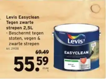 GAMMA Levis Easyclean Tegen zwarte strepen 2,5L aanbieding