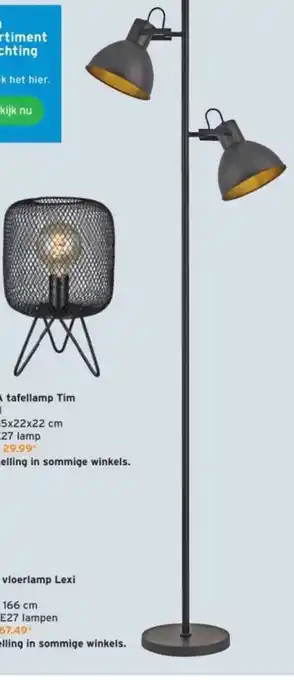 GAMMA Vloerlamp Lexi aanbieding