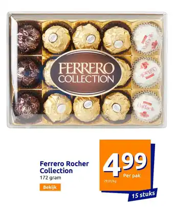 Action Ferrero Rocher Collection 172 gram aanbieding