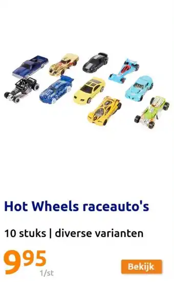 Hot Wheels raceauto's