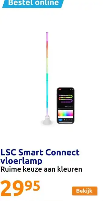Action LSC Smart Connect vloerlamp aanbieding