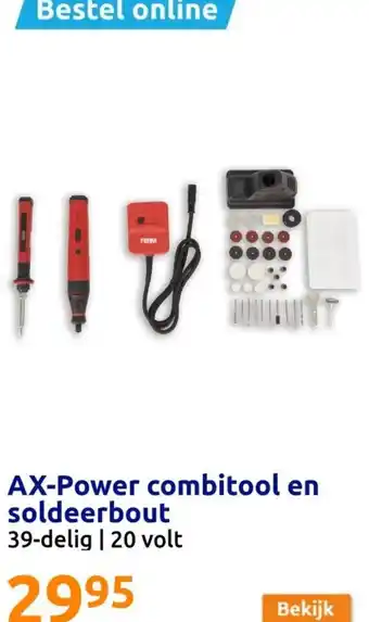 Action AX-Power combitool en soldeerbout 39-delig | 20 volt aanbieding