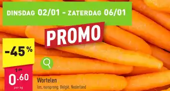 ALDI Wortelen aanbieding