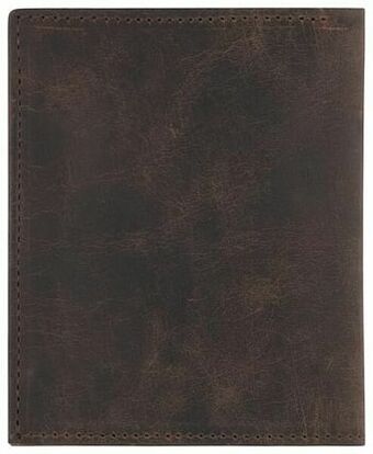 HEMA HEMA Leren Portemonnee 8.2x10 Bruin aanbieding