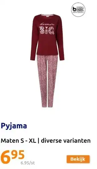 Action Pyjama aanbieding