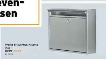 GAMMA Practo brievenbus atlanta inox aanbieding