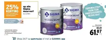 GAMMA Kant-en-klaar 2,5 l aanbieding