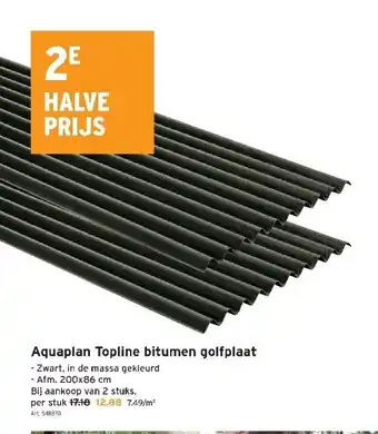 GAMMA Aquaplan topline bitumen golfplaat aanbieding