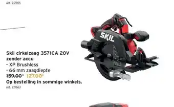 GAMMA Skil cirkelzaag 3571ca 20v zonder accu aanbieding