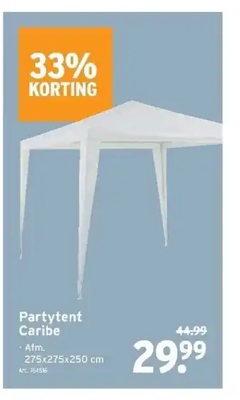 GAMMA Partytent caribe aanbieding