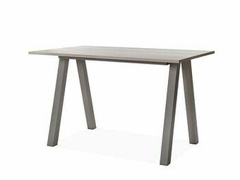 Deba Meubelen Bartafel VENETO - Blank eiken/taupe Beige aanbieding