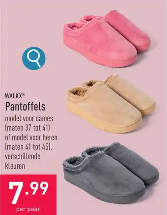 ALDI Pantoffels aanbieding