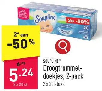 ALDI Droogtrommeldoekjes, 2-pack aanbieding