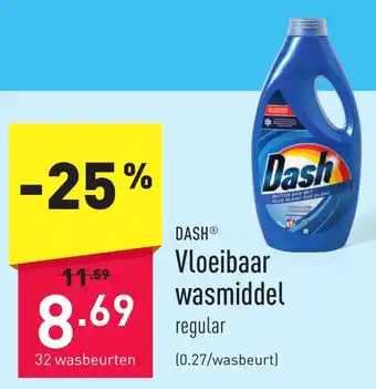 ALDI Vloeibaar wasmiddel aanbieding