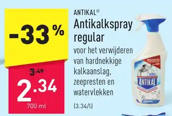 ALDI Antikalkspray regular 700 ml aanbieding