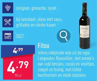 ALDI Fitou 75 cl aanbieding