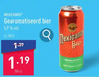 ALDI Gearomatiseerd bier 50 cl aanbieding