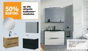 GAMMA Aria 60 cm mat wit aanbieding