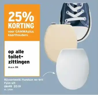 GAMMA Handson wc-bril Fynn wit aanbieding