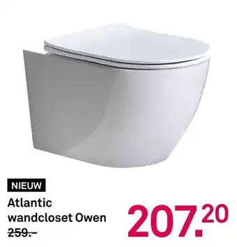 Atlantic wandcloset Owen