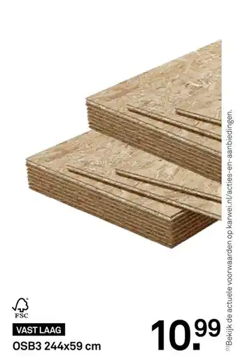 OSB3 244 x 59cm