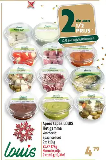 Apero tapas LOUIS Het gamma 2 x 110g