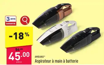Aspirateur à main à batterie