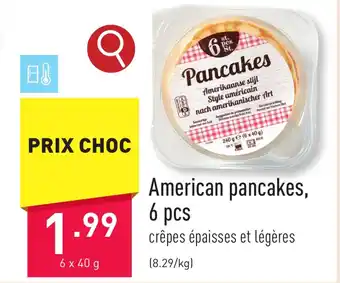 ALDI American pancakes, 6 x 40g aanbieding