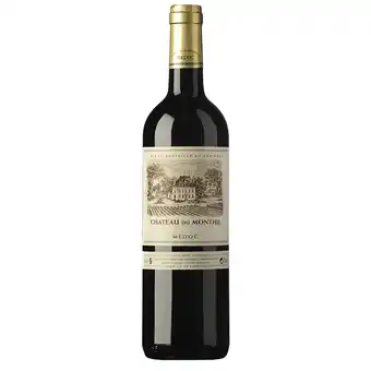 Delhaize Château du monthil | houten kist | 2020 rood aanbieding