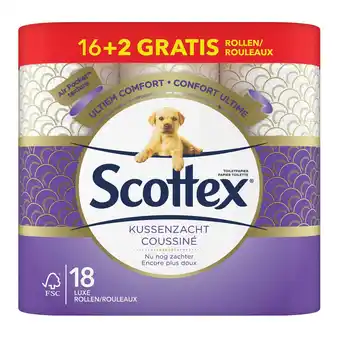 Delhaize Toiletpapier | kussenzacht | 16+2 | eco aanbieding