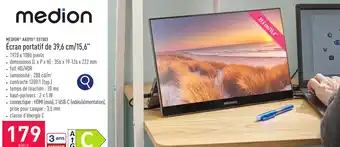 ALDI MEDION AKOYA S51503 Écran portatif de 39,6 cm/15,6" aanbieding