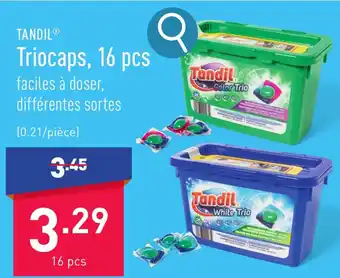 ALDI TANDIL Triocaps, 16 pcs aanbieding