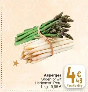Cora Asperges aanbieding