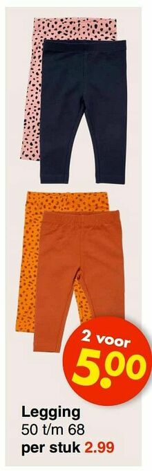 Wibra Legging aanbieding