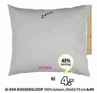 Jysk Ava kussensloop aanbieding