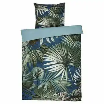 Kwantum Dekbedovertrek Emy Blauw aanbieding