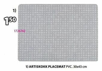 Jysk Artiskokk placemat aanbieding