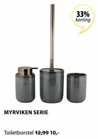 Jysk Myrviken toiletborstel aanbieding