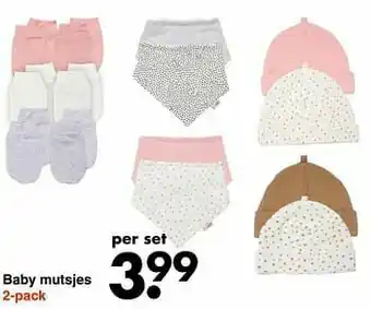 Wibra Baby mutsjes aanbieding