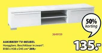 Jysk Aakirkeby tv-meubel aanbieding