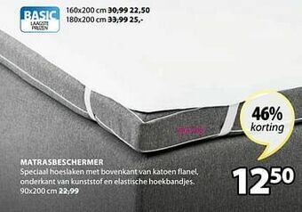 Jysk Matrasbeschermer aanbieding