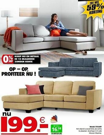 Seats and Sofas Model stuart aanbieding