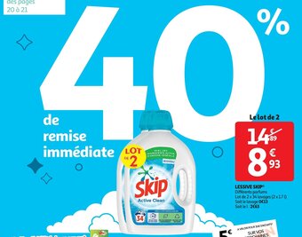 Auchan Lessive skip aanbieding