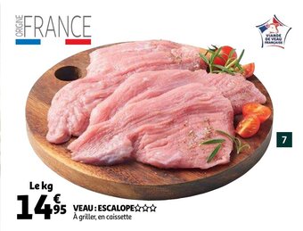 Auchan Veau escalope aanbieding