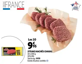 Auchan Steaks haches charal aanbieding