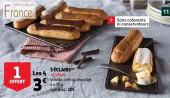 3 eclairs 4x75g