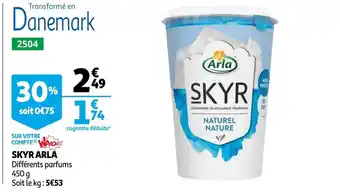 Auchan Skyr arla 450g aanbieding