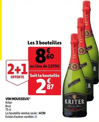 Auchan Vin mousseux 75cl aanbieding