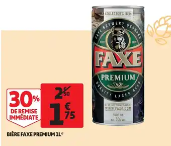 Auchan Biere faxe premium 1L aanbieding